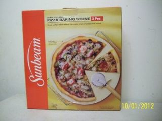 Newly listed Sunbeam Pizza Baking Stone