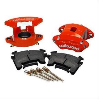 Wilwood Brake Calipers and Pads GM D154 Driver Side Front Aluminum Red 
