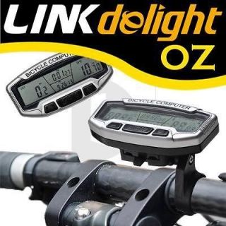Black LCD Bicycle Road Bike MTB Computer Odometer Speedometer 