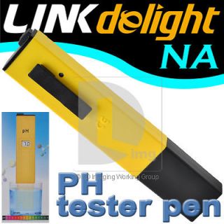   PH Meter Tester Pocket Pen Aquarium Pool Water + Screwdriver Free
