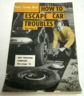 Money Saving Ideas 1955 Escape Car Troubles Brochure