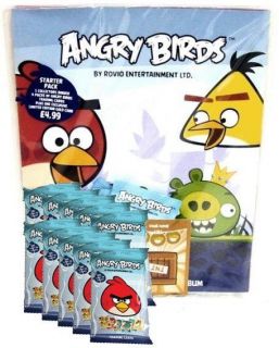 ANGRY BIRDS TRADING CARDS BY EMAX   BOOSTER PACKS, FULL BOXES 