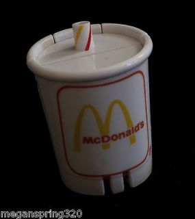 Vintage 1987 McDonalds Changeables Series 1 Milk Shake Toy