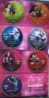 Zumba Fitness Workout EXHILARATE Dvds Newly Released