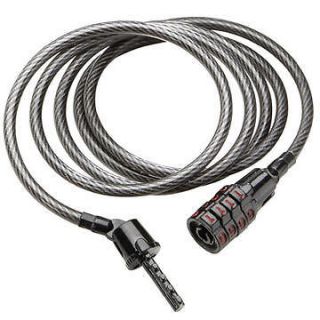   KEEPER 512 COMBO BIKE BICYCLE SECURITY CABLE W/ COMBO LOCK 4 X 5MM