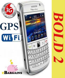 New RIM Blackberry 9700 Bold WHITE 3G WIFI Cell Phone T Mobile 