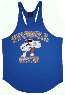 P312 Pitbull Gym Mens String Tank Top Stone logo