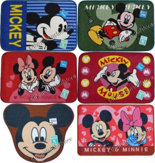 Disney Mickey Minnie Mouse Bath Mats Floor Rugs Non Slip Rubber 