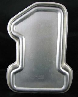  Number 1 #1 Cake Pan Mold Fathers Day One First Birthday Winner
