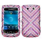 Cautions Diamante Bling Case Phone Cover for RIM Blackberry Torch 9800 