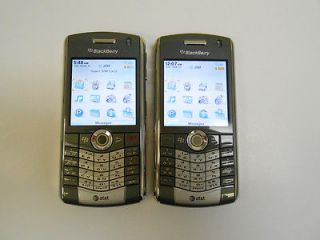   GOOD CONDITION LOT 2 BLACKBERRY PEARL 8110 GREY UNLOCKED (AT&T) GSM