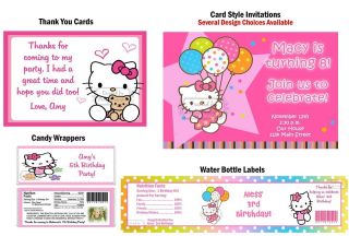 Hello Kitty Luau ~ Birthday Party Ticket Invitations, Supplies, Favors