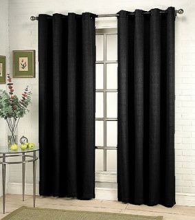 black curtain panels in Curtains, Drapes & Valances
