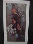 Beverly Scalze Out On A Limb  Cedar Waxwings Signed & Numbered See 