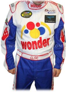 Ricky Bobby Costume Jumpsuit NASCAR Talladega Nights   REAL PATCHES 