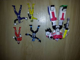   Rangers SPD playset complete with megazord blue troobian red yellow