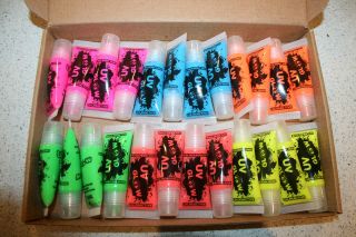 UV Glow Neon Face & Body Paint   10ml Resale Case of 24 with 6 COLOURS 