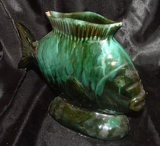 Blue Mountain Pottery   fish vase