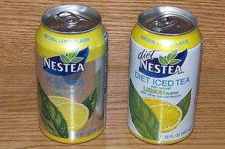 2010 USA Coca Cola NESTEA ICED TEA & DIET 355mL 12 oz FULL CANS