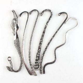 60pcs 160809 Mixed Antique Silver Charms Bookmarks For Beading Free 