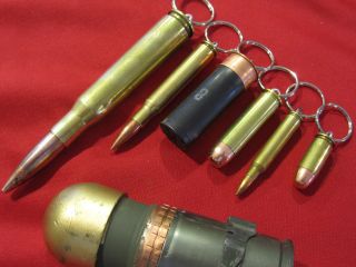 Bullet Keychain any size Extremely well constructed