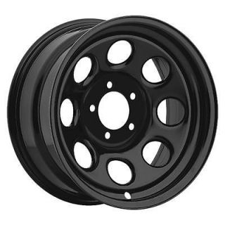 Cragar Soft 8 Black Steel Wheels 17x9 5x4.5 BC Set of 2