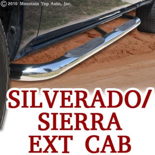  Board Nerf Chevy Silverado GMC Sierra Ext Extended Cab (Fits More 