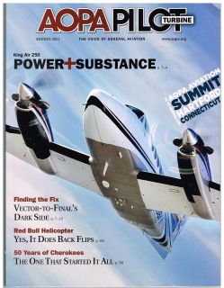 AOPA Pilot Turbine Magazine (August 2011) King Air 250 / Red Bull 