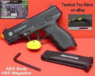   24/7 247 24 7 Fixed Slide ABS Body & Magazine Airsoft Pistol 380fps