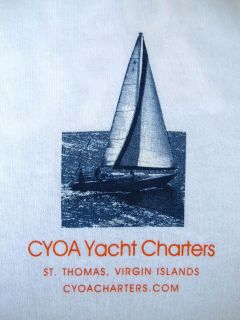   Charters St. Thomas Virgin Islands T SHIRT Sz S XXL sailing boating