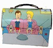 Beavis and Butthead Metal Tin Lunch Box Gum Cool Vintage NEW Carrier 