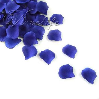 500 Blue Silk Rose Petals Wedding Party Flower Favors
