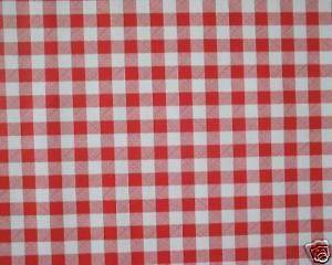 GINGHAM TABLECLOTH WIPEABLE VINYL OILCLOTH WIPE CLEAN