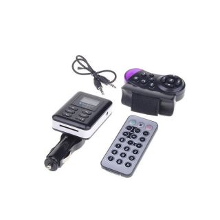 Bluetooth Player Car Kit FM Transmitter Extend  Steering Wheel USB 