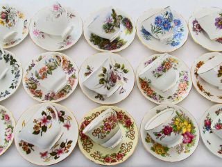 Vintage Bone China Cup and Saucer  ideal for Wedding/Tea Party or 