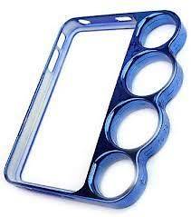  Knuckle Case for Apple iPhone 4 & 4S   New in Box   Brass Knuckles 