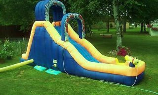 Brand New Huge Inflatable Water Slide w/ Water Canon + Powerful 