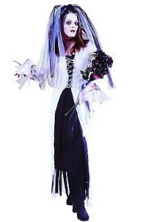 skeleton bride costume adult new halloween delivery express shipping 