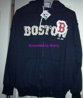 Boston Red Sox Baseball Navy Blue Sweat Jacket G III Carl Banks MLB