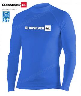 Quiksilver L/S Rashguard 50+ UV Protection  Royal