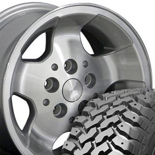   Silver Wrangler Wheels Rims Nexen Roadian MT 31x10.5 Tires Fit Jeep
