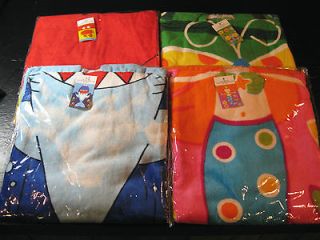 HOODED BEACH TOWELS FOR CHILDREN  ASSORTED PATTERNS  BRAND NEW