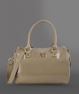   luxury Dove Grey womens handbag bowling bag with strap brand new