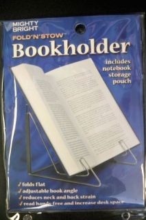   Bright Fold N Stow Folding Bookholder Book/Tablet Stand Book Holder