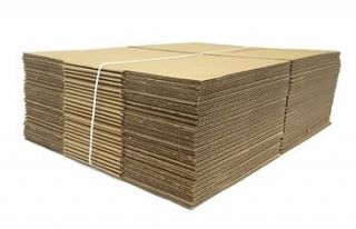 Lot of 10 CARDBOARD BOXES 14x8x8 CORRUGATED SHIPPING MOVING PACKING 