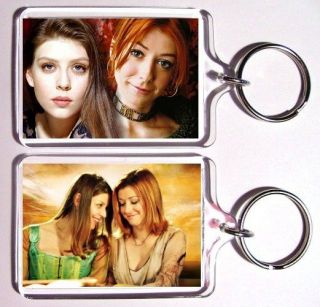 Willow & Tara Buffy The Vampire Slayer Keychain Alyson Hannigan 