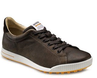 ECCO Mens Golf Street Golf Shoes   Sepia/Coffee   Select Size