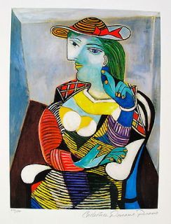 Pablo Picasso MARIE THERESE WALTER Estate Signed & Numbered Small 