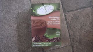 BOX IDEAL PROTEIN MILK CHOCOLATE PUDDING MIX 7 PACKETS 18G PROTEIN 