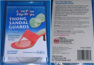 PEDIFIX Love Your Flip Flops Sandal Toe Thong Protectors Guards Ball 